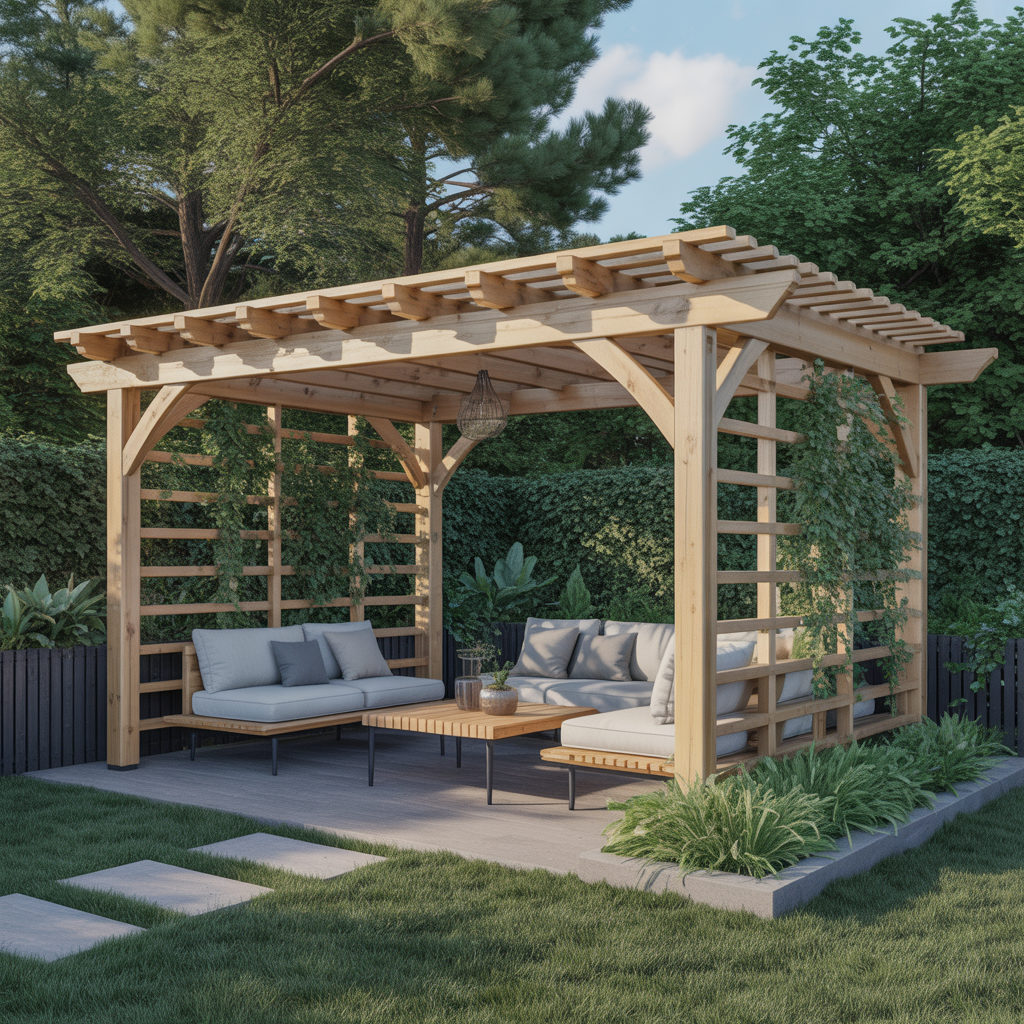 11.Guide till att bygga en snygg och hallbar pergola