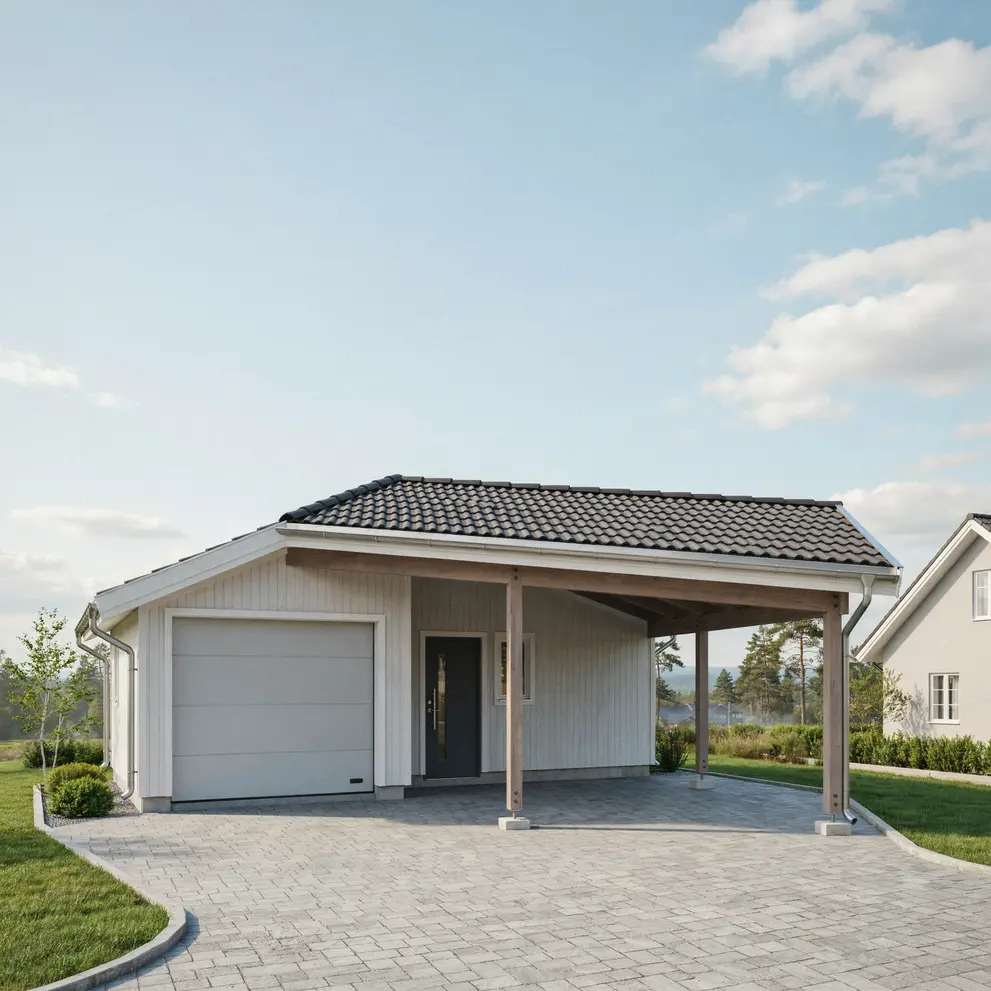 bygga carport garage linkoping ostergotland